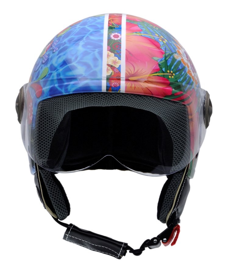 La marca NZI presenta el casco Hawai-Aloha, nuevo 3D VINTAGE II