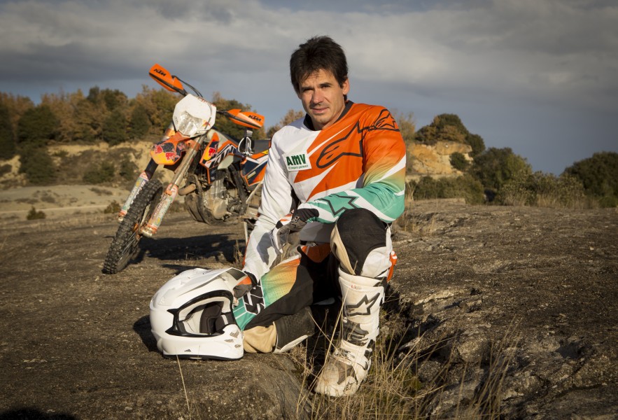 Álex Crivillé vuelve a la competición por un día, en el EnduRoc 2013