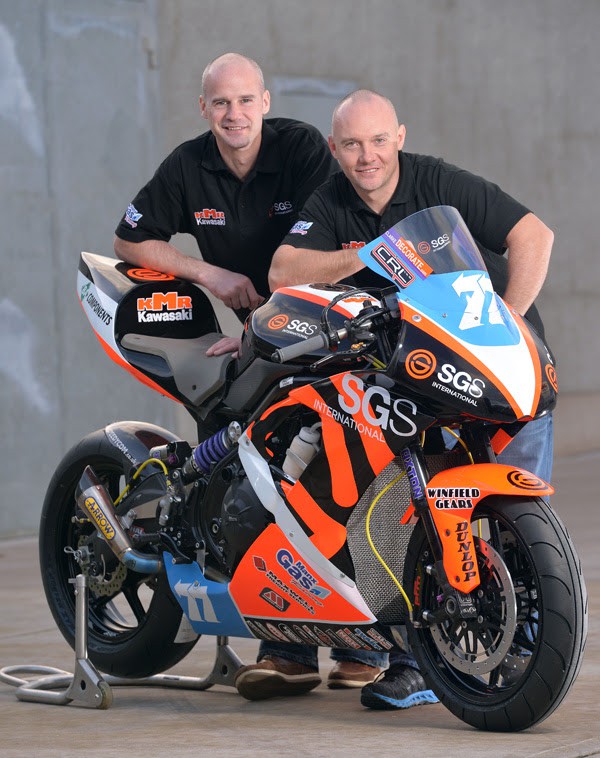 Ryan Farquhar y Keith Amor juntos en el TT 2014