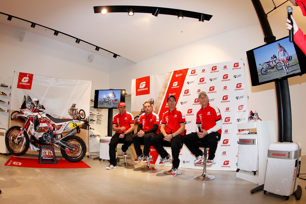 Gas Gas presenta su equipo para el Rally Dakar 2014