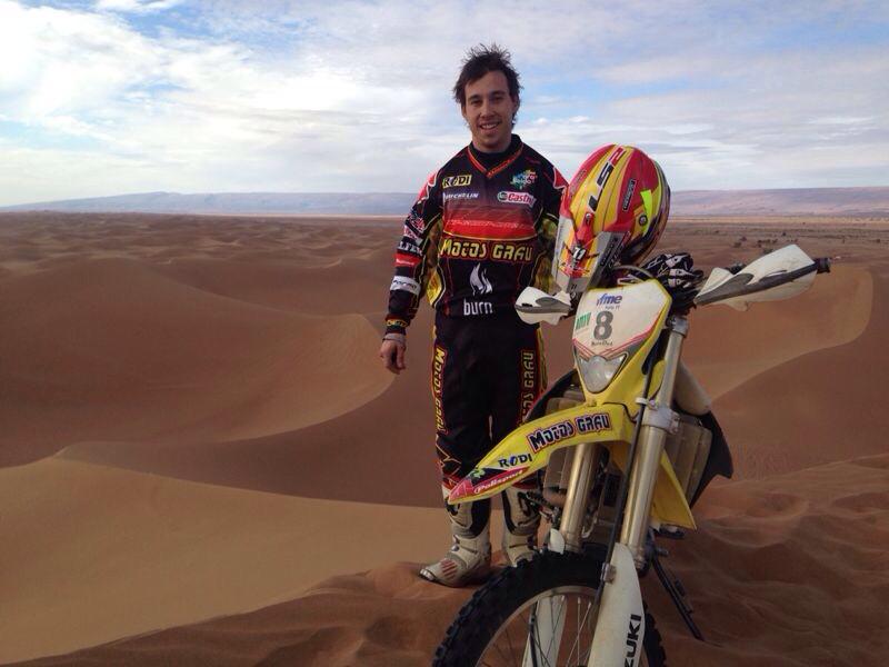 Zoe Parra prepara Le Touquet Enduro 2014 en Marruecos