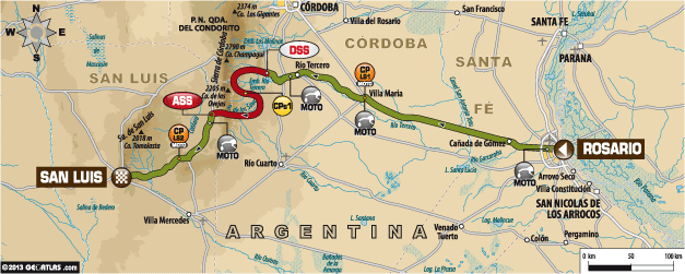 Dakar 2014 Etapa 1: Rosario – San Luis