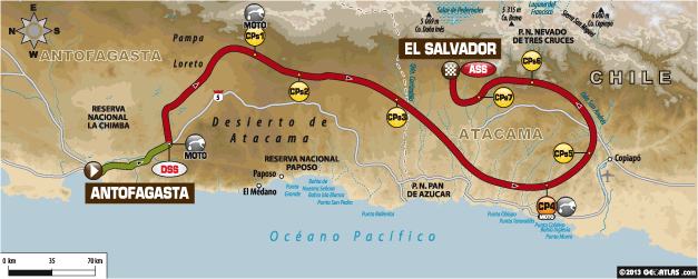 Dakar 2014 Etapa 11: Antofagasta – El Salvador