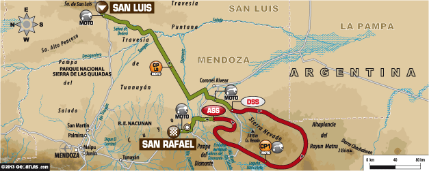 Dakar 2014 Etapa 2: San Luis – San Rafael