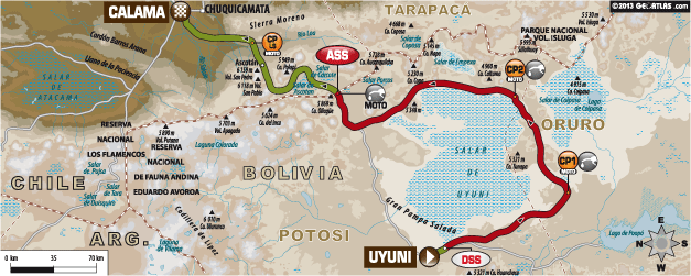 Dakar 2014 Etapa 8: Uyuni – Calama