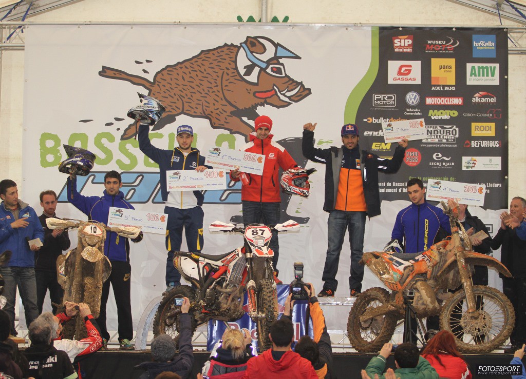 Mena, Betriu y Cervantes podio en la Bassella Race 1 de 2014