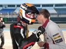 Rabat y Antonelli los mejores del día 2 de Test Moto2 y Moto3 en Valencia