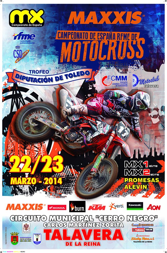 El Nacional de Motocross 2014 llega a Talavera de la Reina