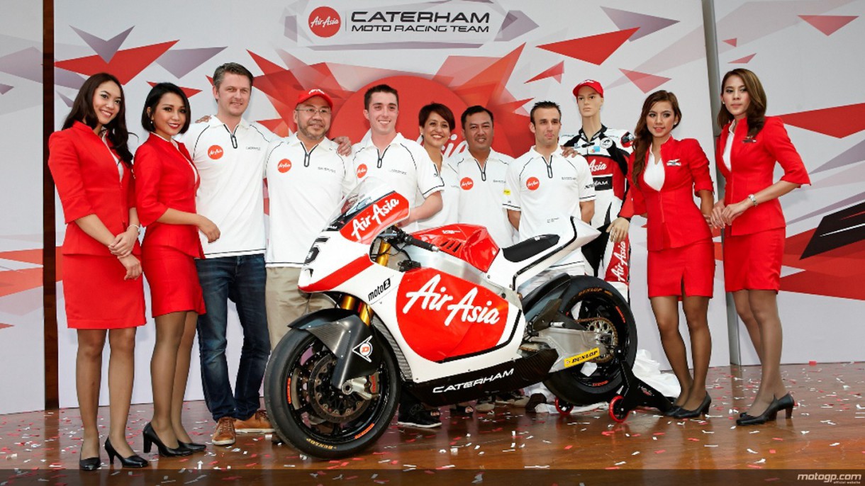 AirAsia es el patrocinador del Team Caterham Moto2 para 2014