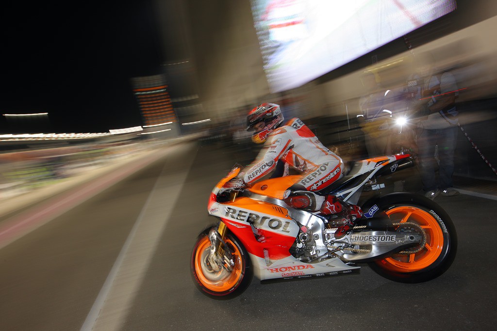 Marc Márquez logra la pole de MotoGP en Qatar. Bautista 2º y Smith 3º