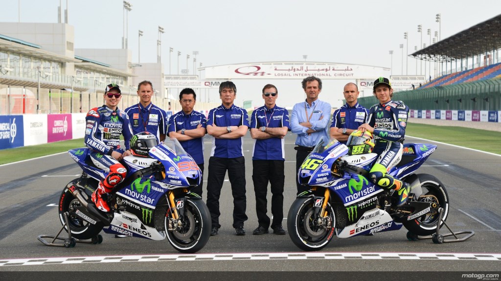 Presentación del Movistar Yamaha MotoGP con Lorenzo y Rossi