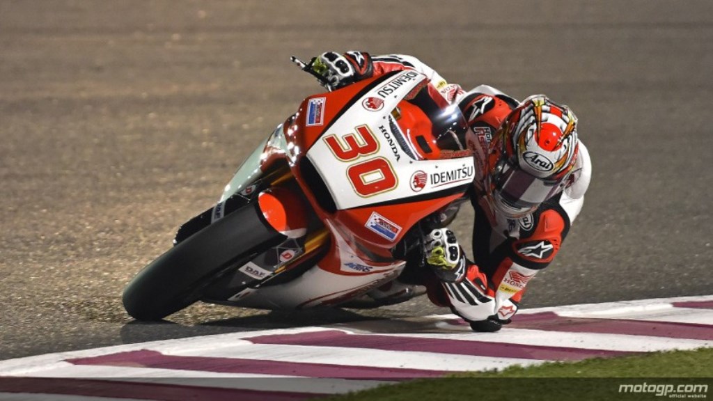 Takaaki Nakagami descalificado de la carrera Moto2 en Qatar