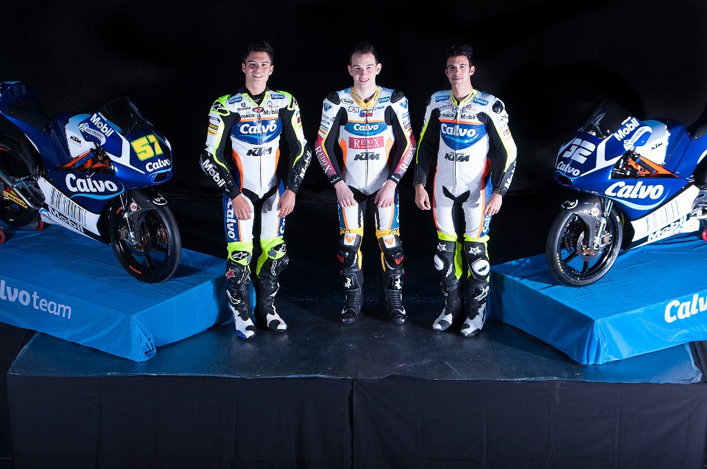 El Team Calvo  2014 Moto3 se presenta con Viñales, Kornfeil y Granado