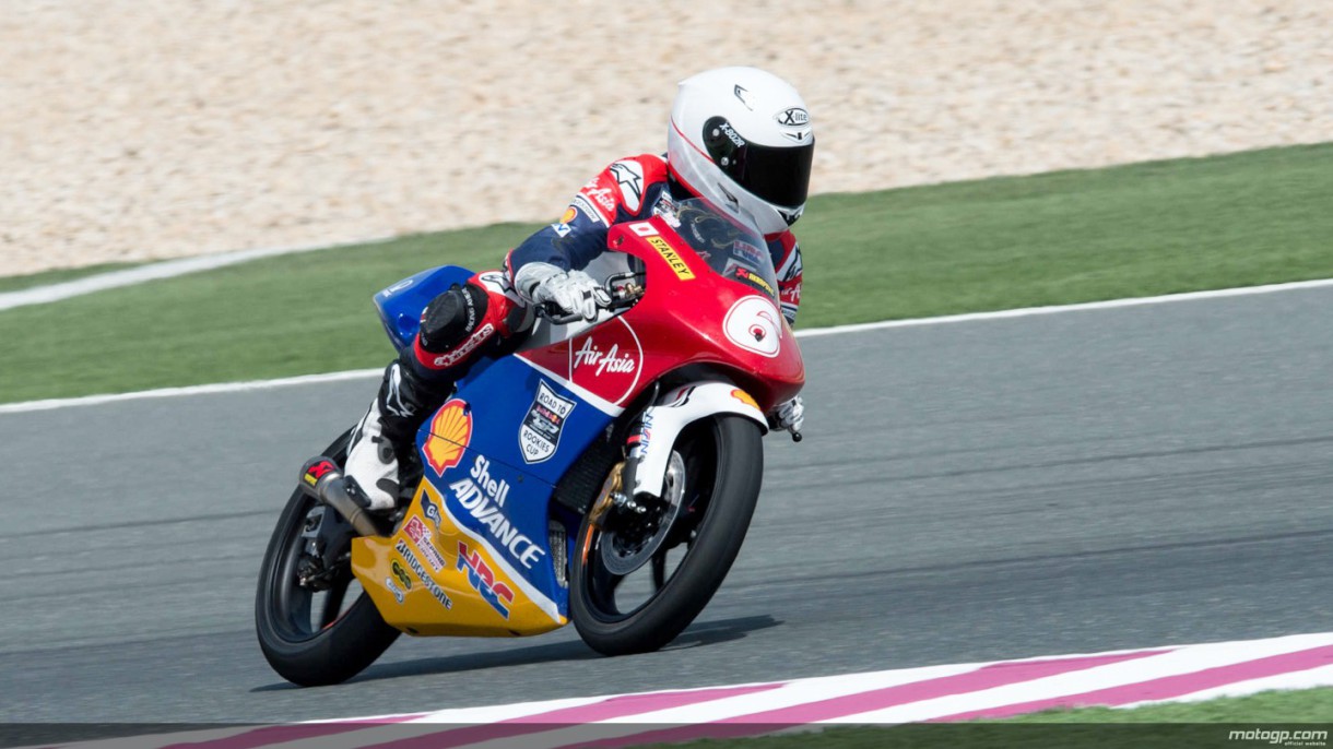Yuta Date el primer poleman de la Shell Advance Asia Talent en Qatar
