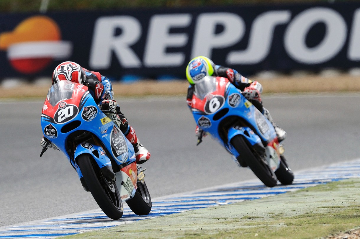 Herrera le gana el mano a mano a Quartararo en la segunda manga del CEV Moto3 Jerez