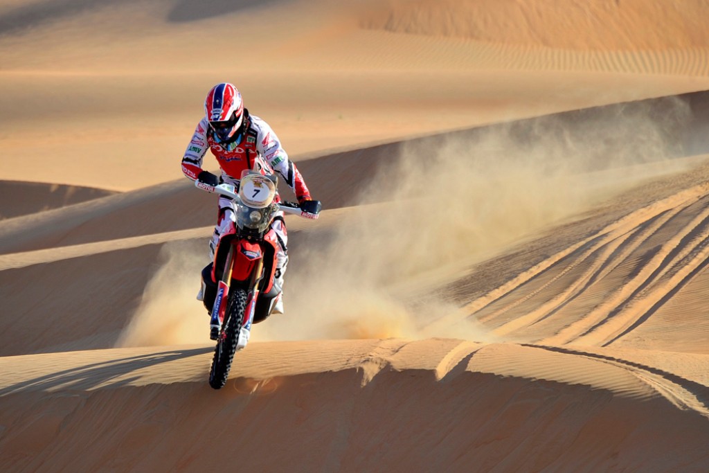 Joan Barreda gana la tercera etapa del Abu Dhabi Desert Challenge 2014