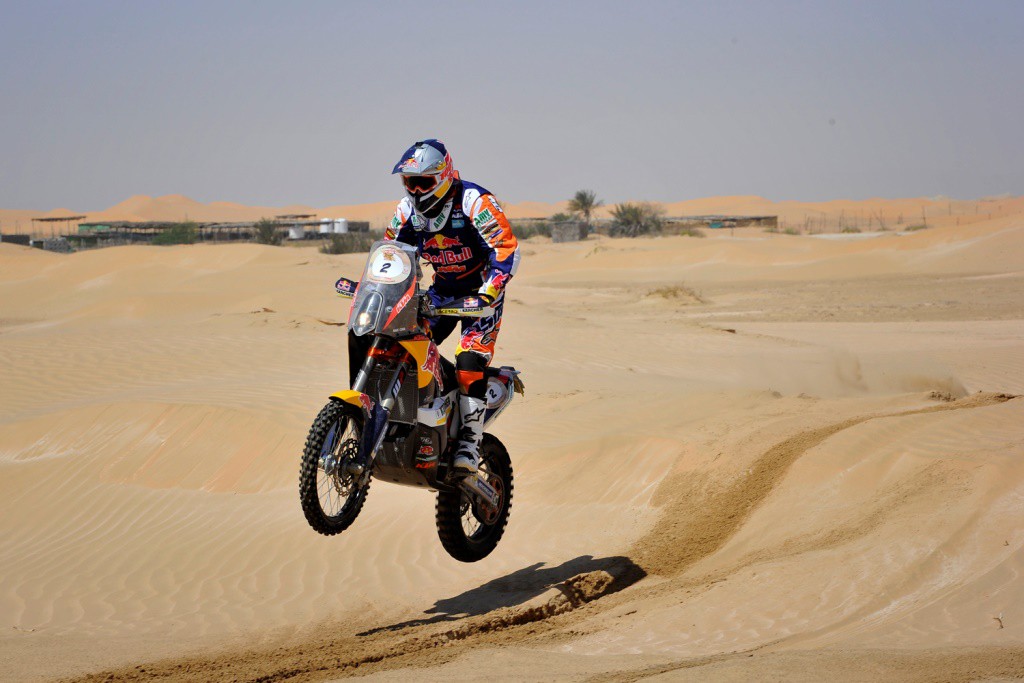Sam Sunderland gana la etapa 1 del Abu Dhabi Desert Challenge 2014