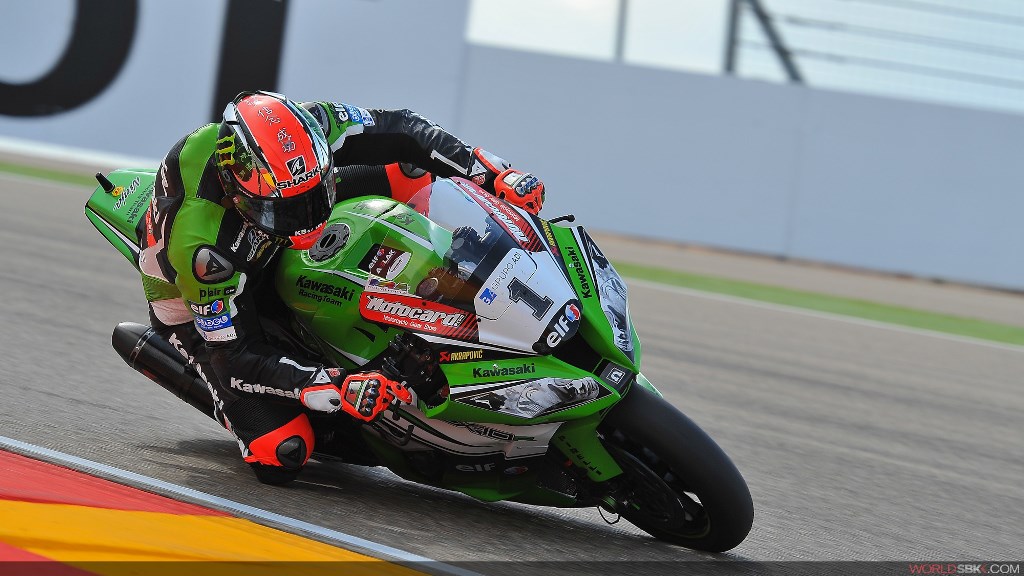 Tom Sykes marca doblete SBK en Motorland Aragón, Baz 2º y Melandri 3º