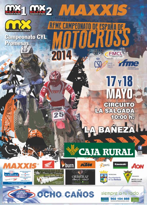 El Nacional de Motocross 2014 llega a La Bañeza