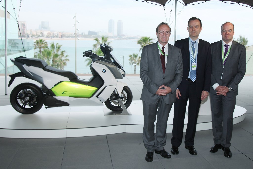 Presentación de la nueva scooter eléctrica BMW C Evolution