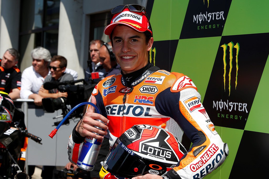 Marc Márquez imparable logra la 5ª victoria MotoGP en Le Mans, Rossi 2º y Bautista 3º