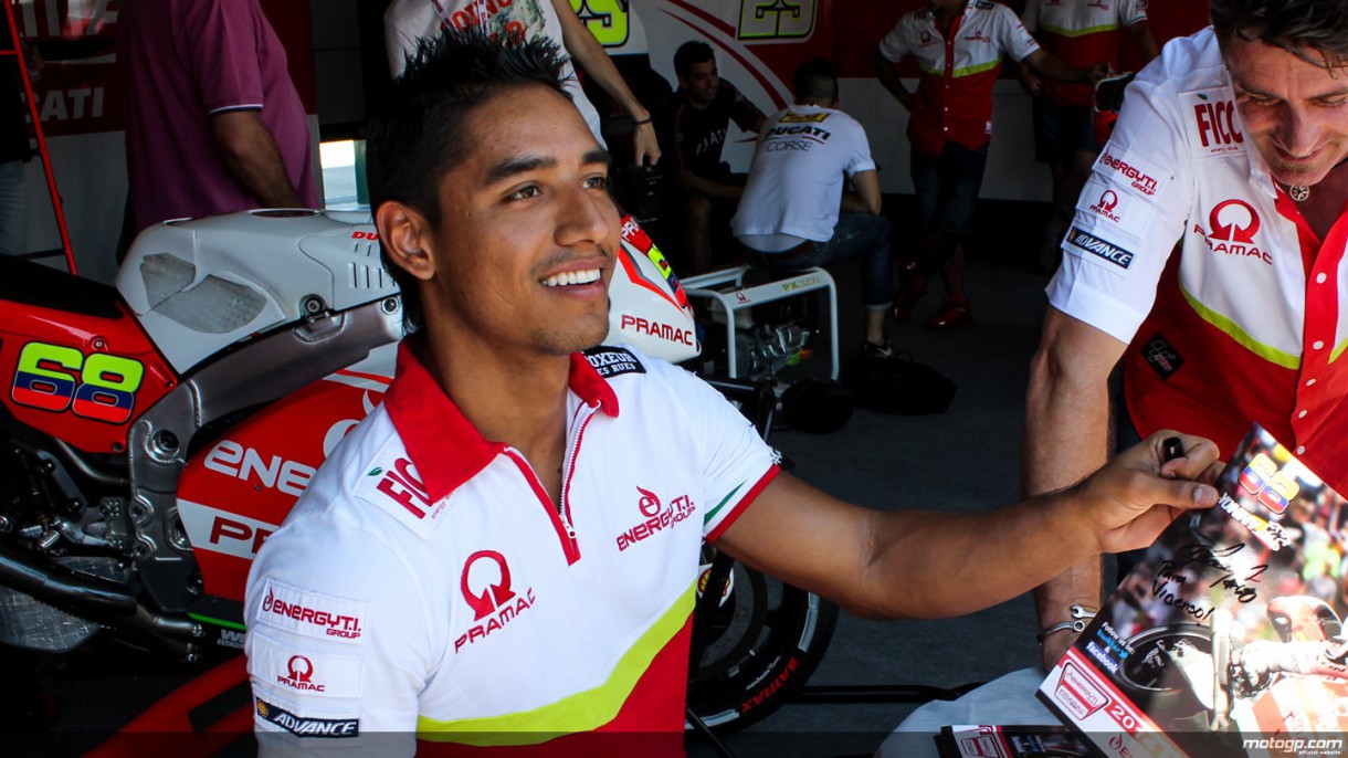 Yonny Hernández sueña con la GP15 de Ducati MotoGP