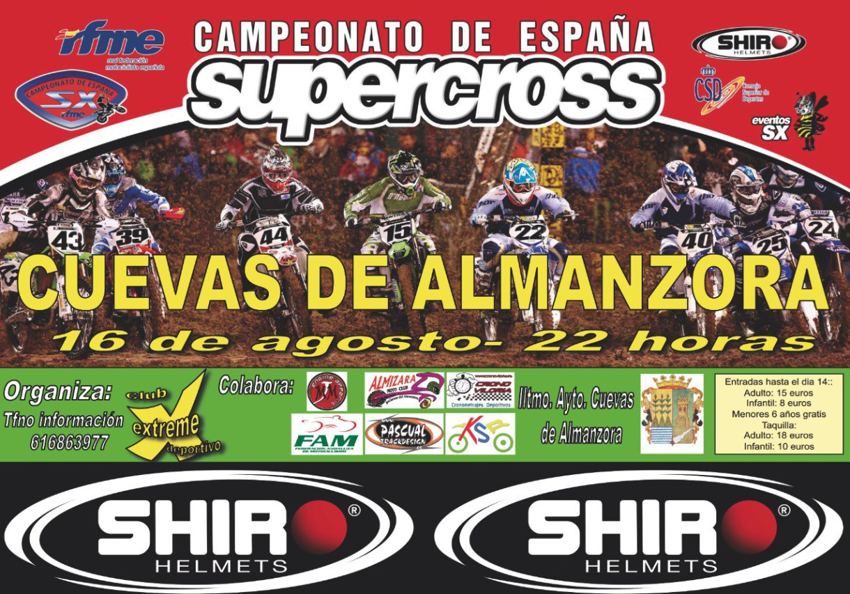 El Nacional de Supercross 2014 llega a Almería