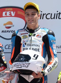 Jorge Navarro a por todas en Indy en su estreno con el Marc VDS Racing Moto3