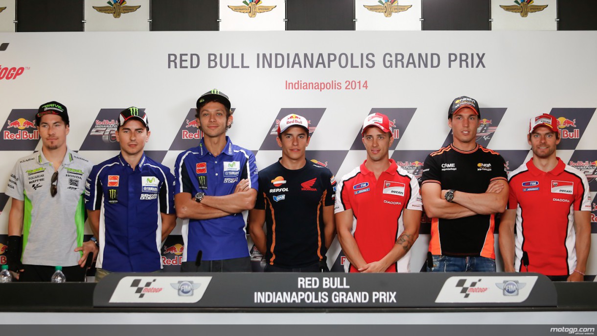 Rueda de prensa de MotoGP en Indianápolis