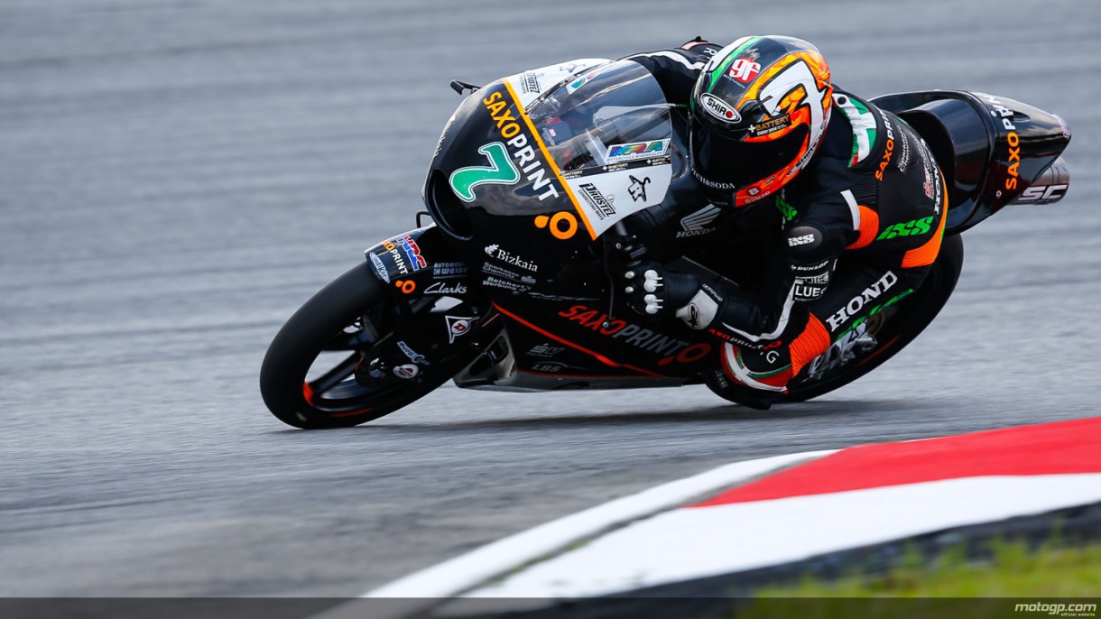 Efrén Vázquez gana la carrera Moto3 en Sepang, Miller 2º y Rins 3º