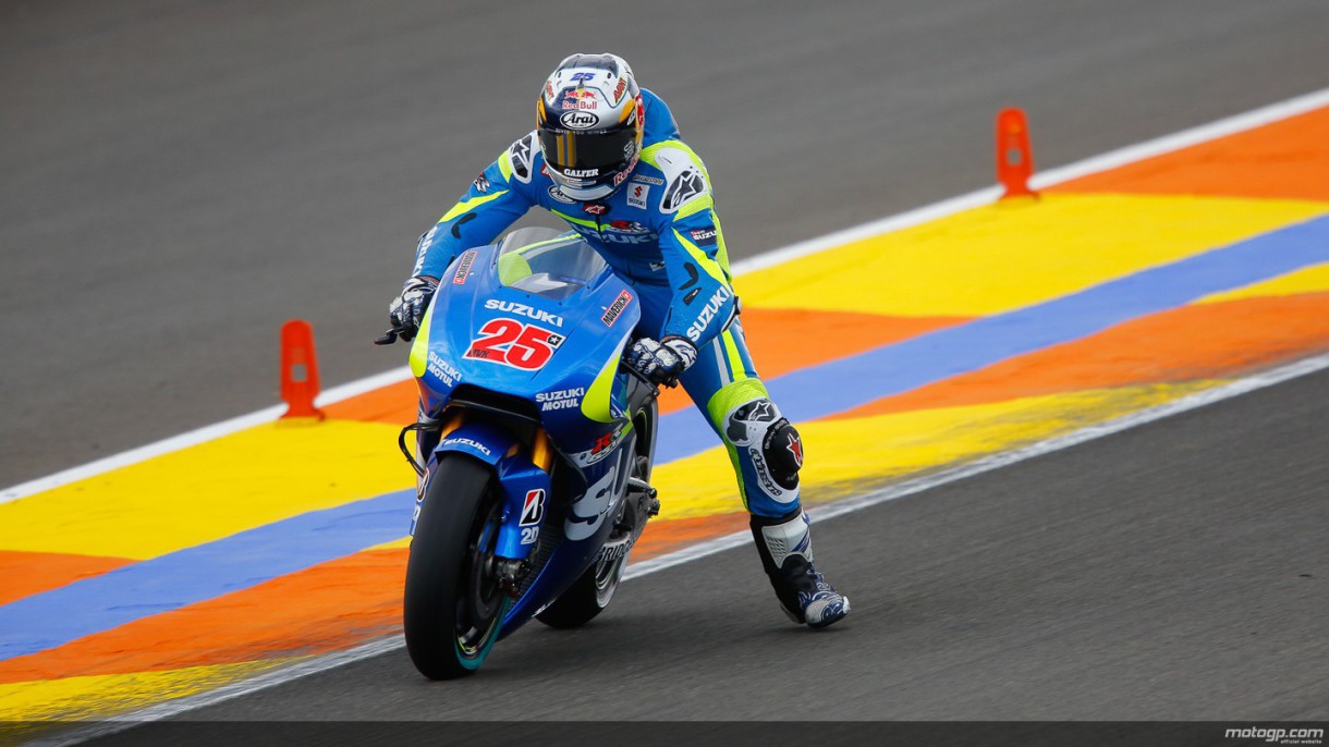 Aleix Espargaró y Maverick Viñales con poca acción en el test MotoGP en Jerez