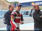 Folger y Martín los mejores del lluvioso día 2 de test Moto2 y Moto3 en Jerez
