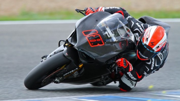 Nico Terol satisfecho con su test Ducati SBK en Jerez