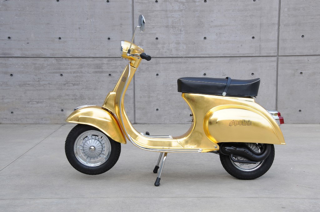 La Vespa Polini Gold 23 Quilates maravilla en el EICMA