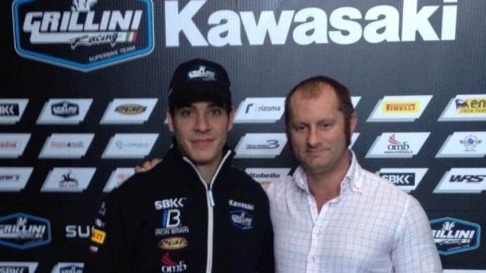 Santi Barragán con el Grillini Racing para SBK 2015