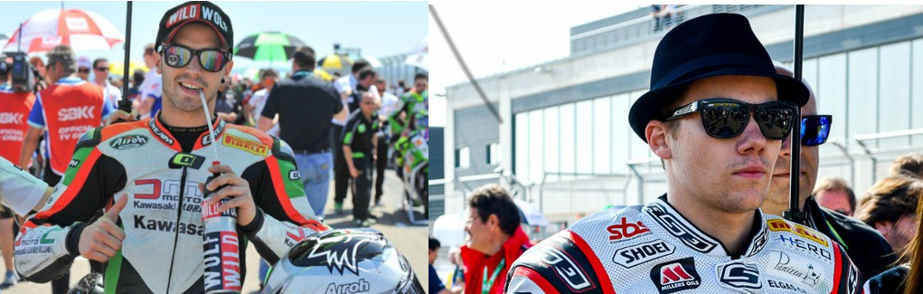 Marino y Coghlan con el equipo MRS Yamaha en STK 1000 para 2015