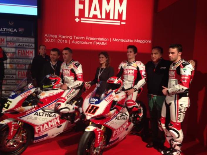 El equipo Althea Racing SBK 2015 se presentaba con Nico Terol como estrella