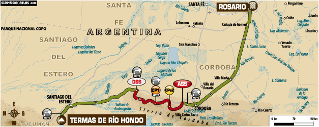 Dakar 2015 Etapa 12: Termas de Río Hondo – Rosario