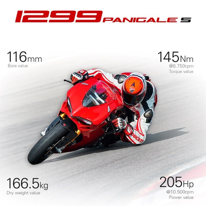 La nueva Ducati 1299S Panigale bate un récord en Mugello