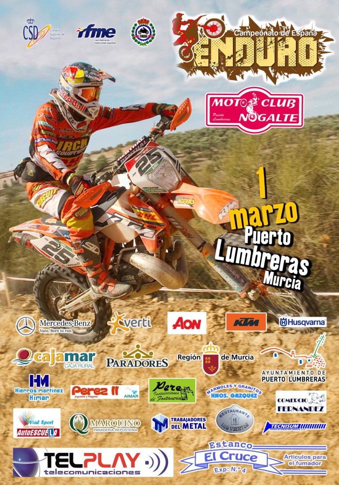 El nacional de Enduro 2015 empieza en Puerto Lumbreras