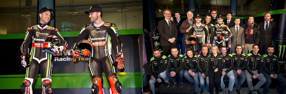 El KRT SBK 2015 presentado con Tom Sykes y Jonathan Rea