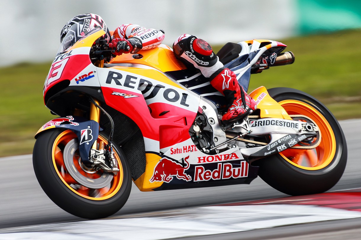 Marc Márquez cierra el test de MotoGP Sepang 2015 como el mejor