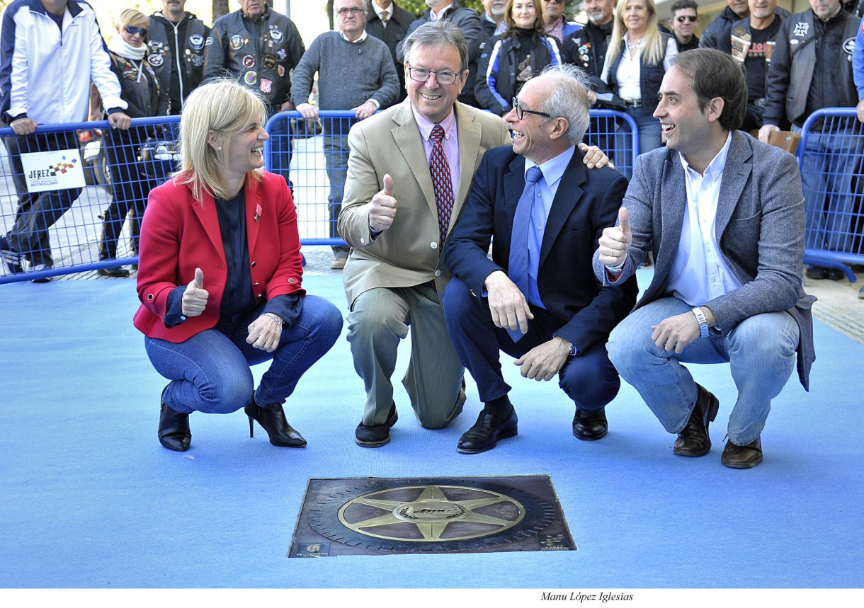 La RFME descubre su placa en el Paseo de la Fama de Jerez