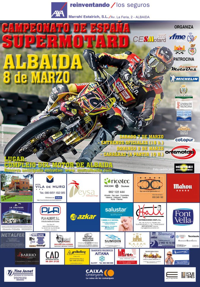 El Circuito de Albaida abre el CeSMotard 2015