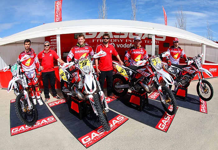 La marca Gas Gas presenta sus pilotos de Enduro para 2015