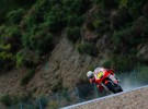 Simón y Antonelli los mejores del test Moto2 y Moto3 Jerez en condiciones de lluvia