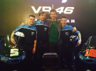 Fenati y Migno en la presentación del Sky Racing Team VR46 Moto3 en Tavulia