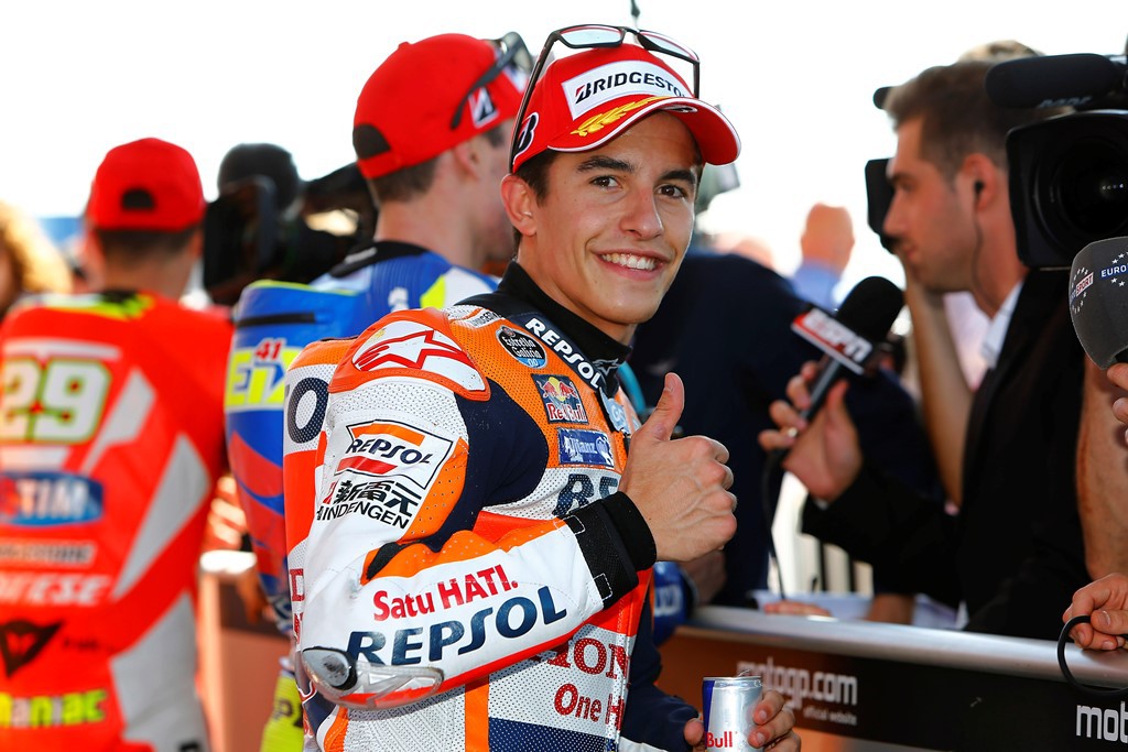 Marc Márquez: «Rossi es mi ídolo y mi referente, así que siempre se aprenden cosas de él»