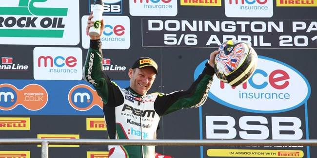 Ellison y Byrne ganan las primeras carreras BSB 2015 en Donington Park