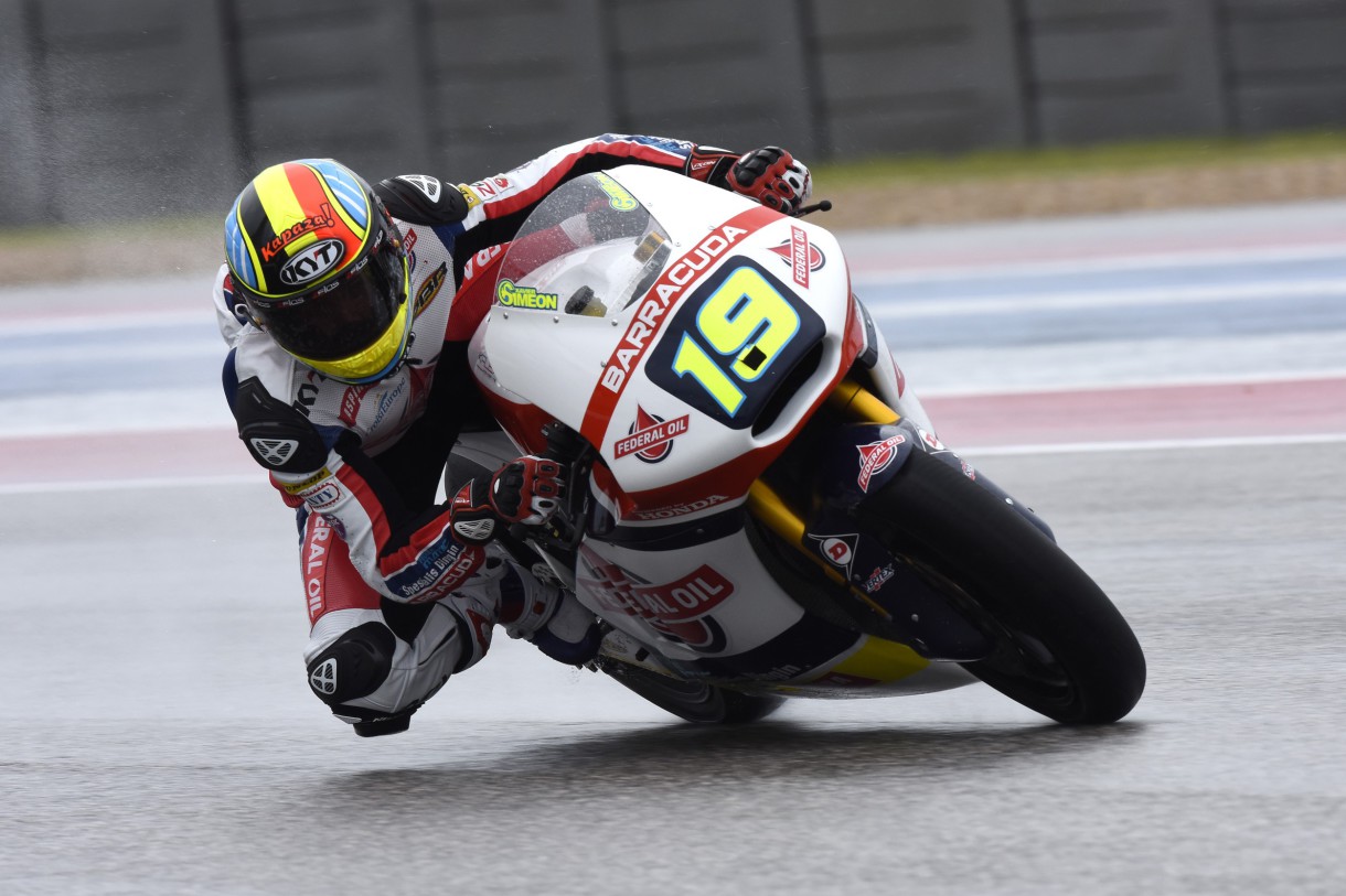 Xavier Simeon marca la pole Moto2 en Austin, Lowes 2º y Rabat 3º